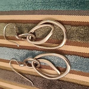 Silpada hoop sterling silver dangle earrings